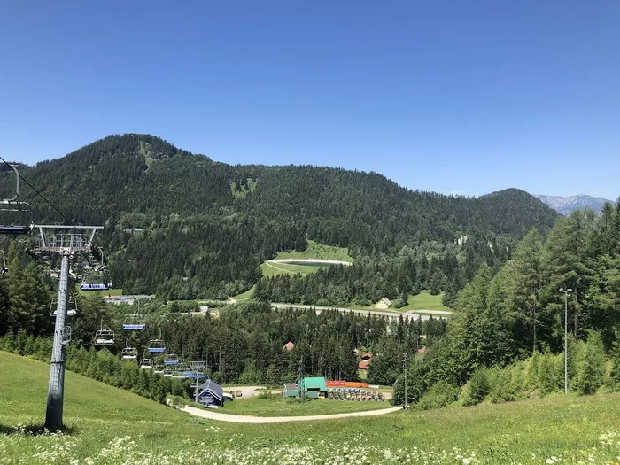 Походная Австрия: тропа на 1330 метров на Semmering - Моё, Австрия, Мобильная фотография, Фотография, Европа, Горы, Альпы, Озеро, Скалы, Поход, Природа, Гондола, Тропинка, Длиннопост