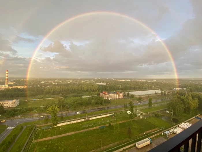 The beginning of the rainbow - My, Rainbow, Double Rainbow