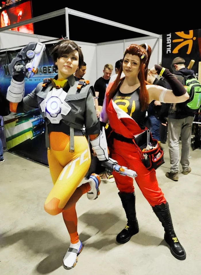 Overwatch cosplay at Epic Cone 2022!! - My, Cosplay, Games, Computer games, Girls, Strong girl, , Blizzard, Blizzcon, Longpost, Overwatch, Brigitte