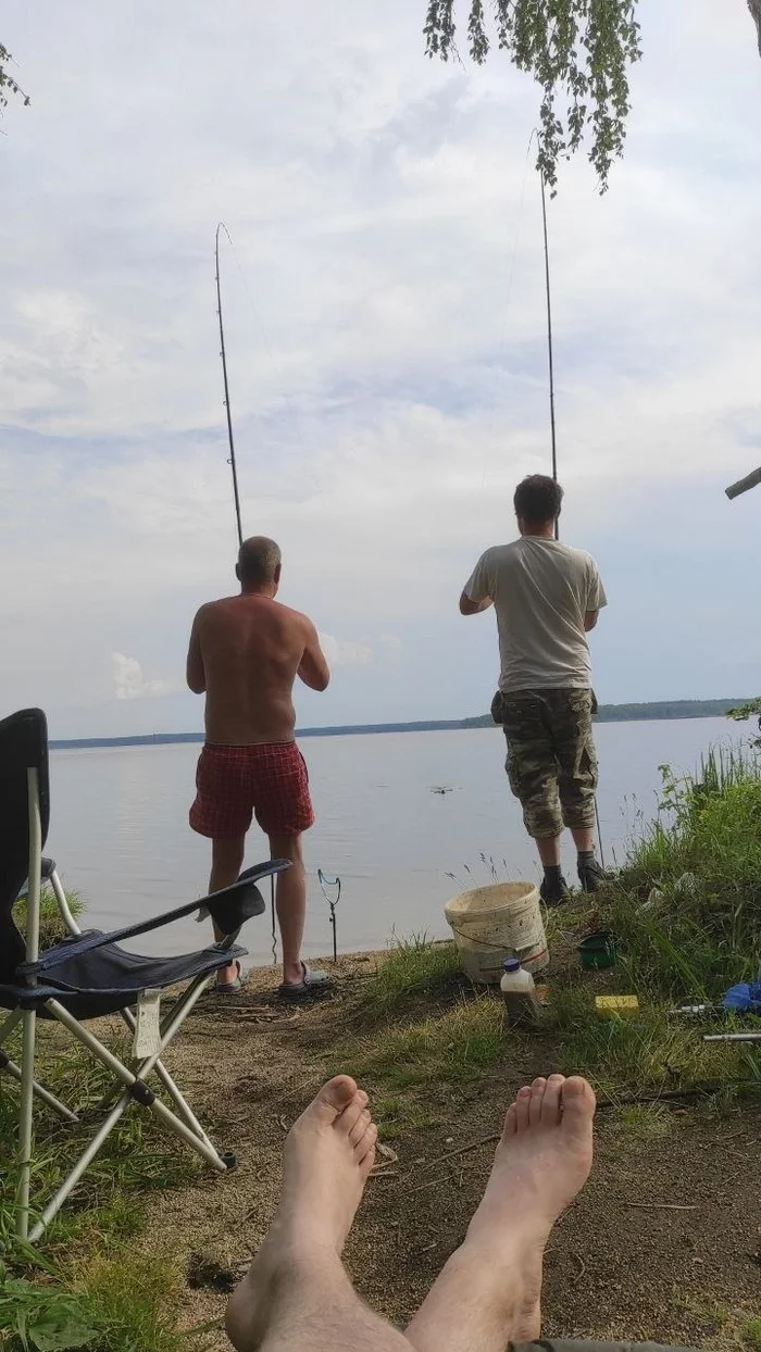 There are 3 types of fishermen... - My, Fishing, Relaxation, Lake, Water, Weekend, Fishing rod, A fish