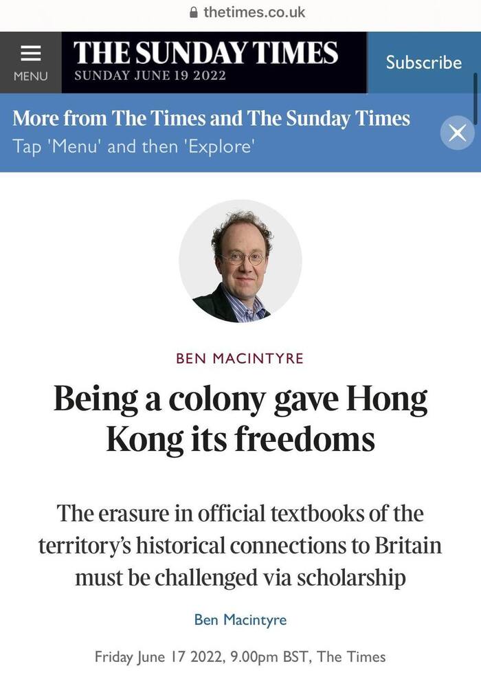 Статус колонии дал Гонконгу свободу Политика, Гонконг, Великобритания, Пресса, Журналистика, Колониализм, Колония, Джордж Оруэлл, 1984