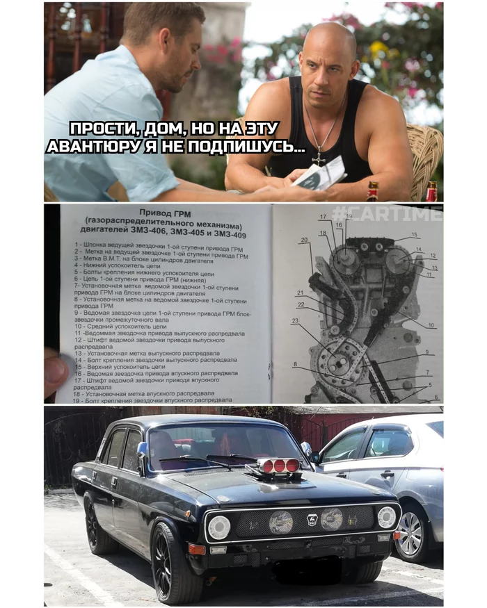 Difficult task... - My, Auto, Memes, Humor, The fast and the furious, Timing, Picture with text