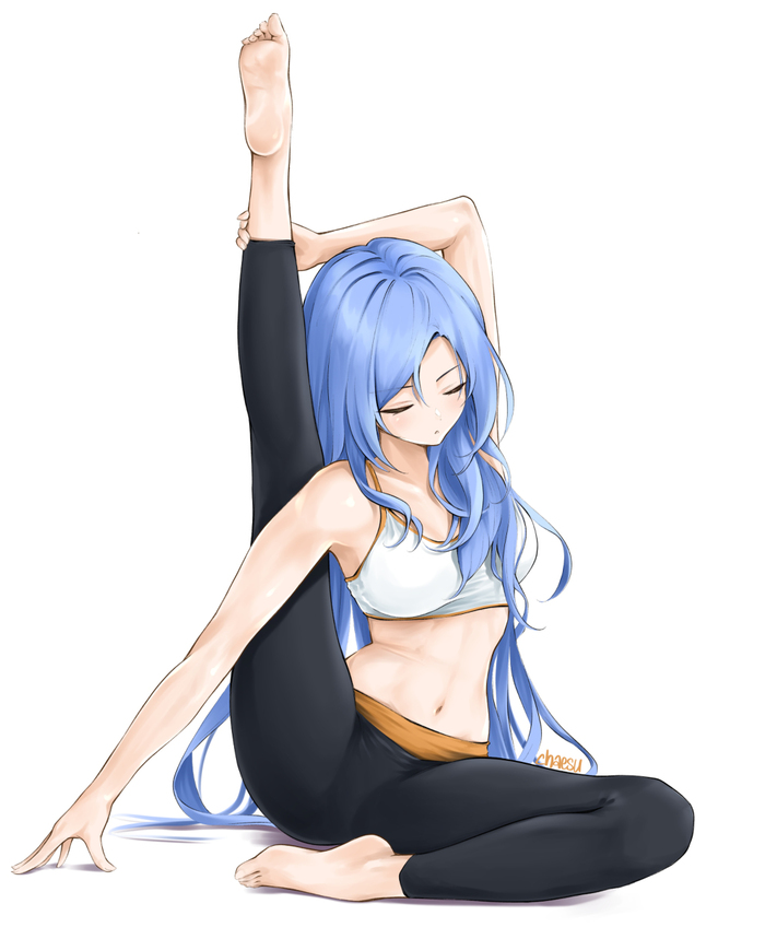 Yoga , , Anime Art, Original Character, , , Minah, Chaesu