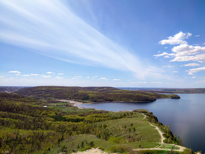 Youth mound. - My, Samara Region, Landscape, The mountains, Volga river, Mobile photography, Longpost