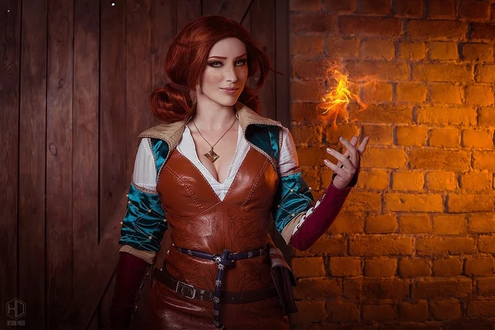 Triss from The Witcher - My, Cosplay, Games, Girls, Witcher, Triss Merigold, Lady melamori, Longpost