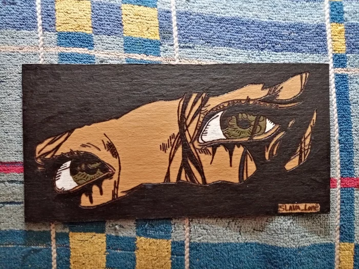 Something like this - My, Pyrography, Pencil drawing, Sketch, Watercolor, Longpost