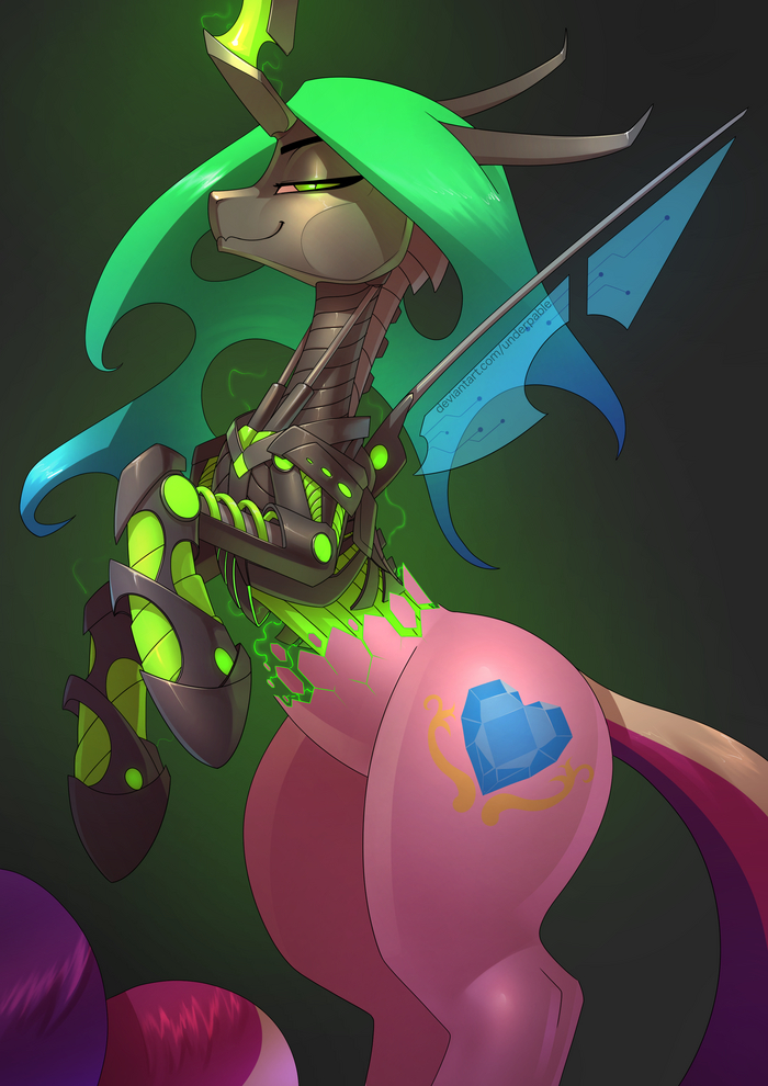 - My Little Pony, Princess Cadance, Queen Chrysalis, Underpable