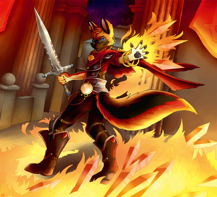 Paladin Kazuma , Furry Art, ,  
