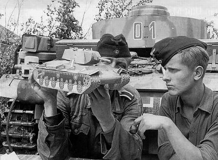 Prefabricated models of tanks in the German army - Story, Tanks, Modeling, Prefabricated model, The Second World War, The Great Patriotic War, Historical photo, Video, Youtube, Longpost