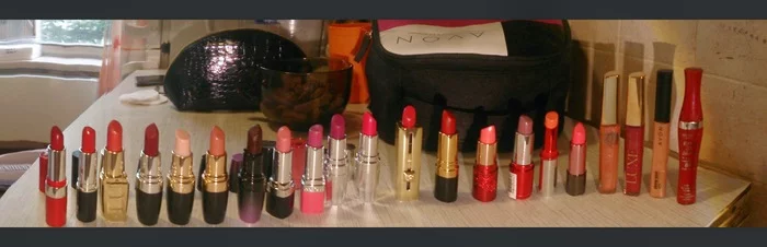 Lipstick collection - My, Boasting, Hobby, Lipstick, Collection, Cosmetics, Avon