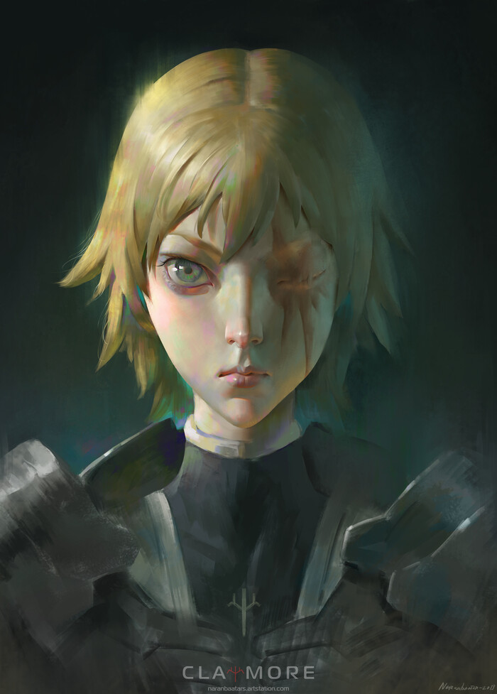 CLAYMORE , ArtStation, , , , , Clare, Teresa, , , , Anime Art, Naranbaatar Ganbold, 