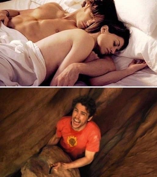 minus hand - Picture with text, Girls, 127 hours, Relationship