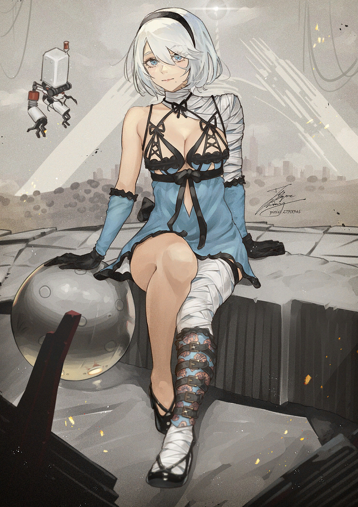 2B в одежде Кайнэ