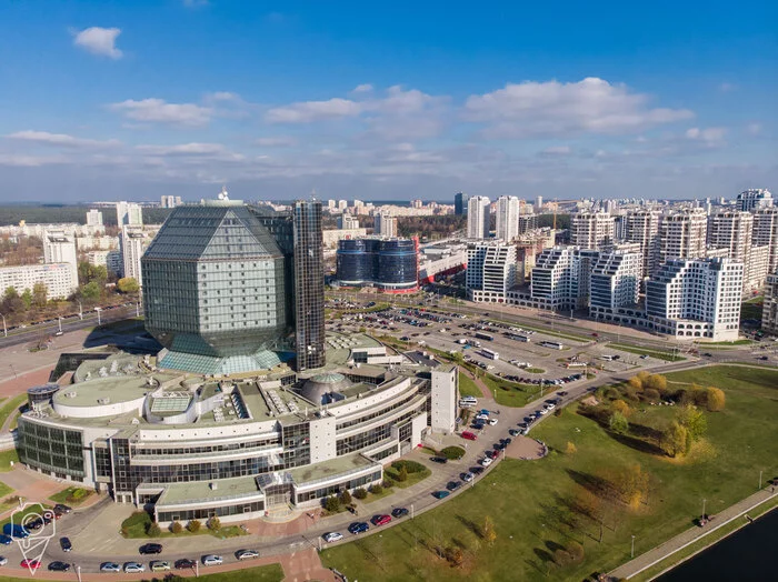 Minsk, Belarus - My, Minsk, Town, Temple, Arena, Zoo, Library, National Library, Dji, Architecture, sights, Aerial photography, Quadcopter, Longpost