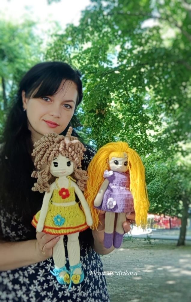 My dolls - Amigurumi, Crochet, Author's toy, Knitting, Soft toy, Doll