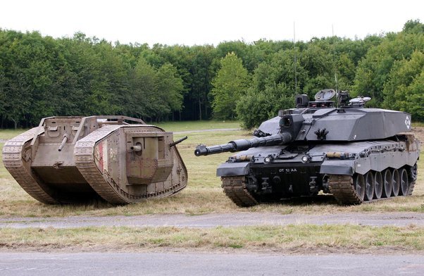 Great-grandfather and great-grandson - Tanks, Great Britain