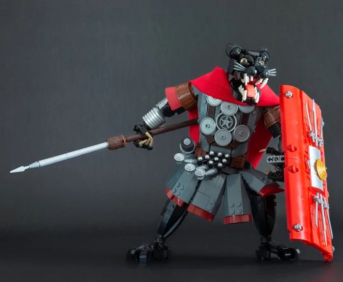 Black panther centurion - The photo, Homemade, Constructor, Lego, Roman Legion, Centurions, Animals, Black Panther
