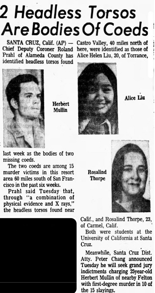 “May the Savior come…” A series of murders in Santa Cruz County, California, 10/13/1972 - 02/13/1973 Part V. Murderville - My, USA, Police, Maniac, Serial killings, Detective, Расследование, Crime, The crime, True Crimes, Psychiatry, Longpost, Negative