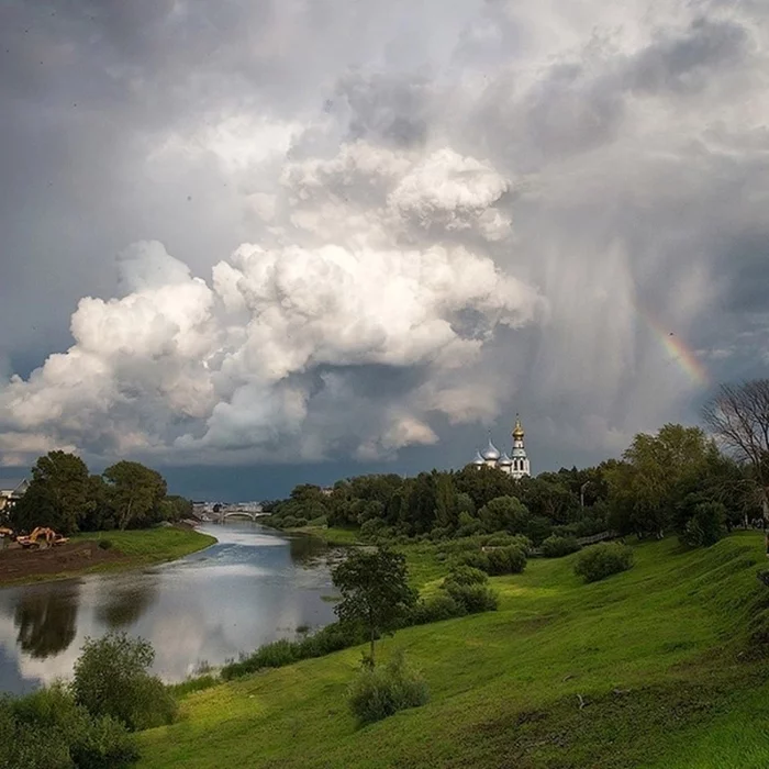 A little more before the rain - Vologda, Vologodskaya Oblast, Travel across Russia, The nature of Russia, The clouds, Rain, The photo