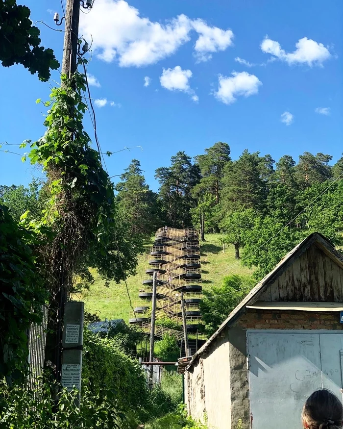 Stairs - My, Stairs, Mobile photography, Nature, Samara