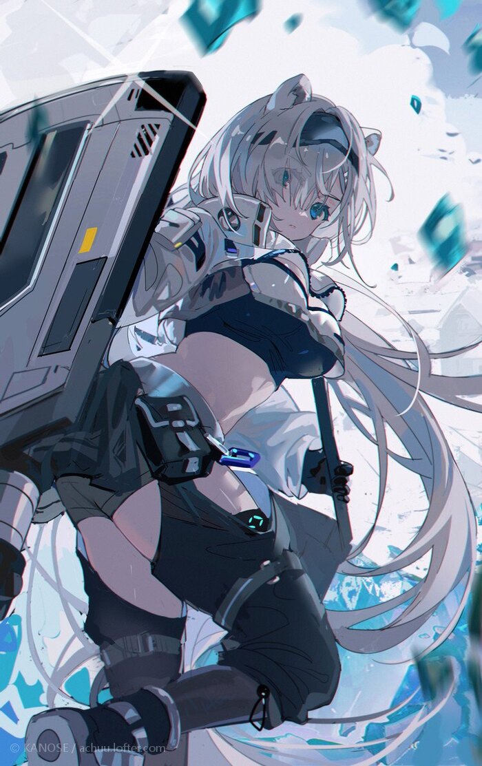 Arknights operators , Anime Art, Arknights, Aurora (Arknights), W (Arknights), Magallan, Lava (arknights), Mostima, Fiammetta, Cutter, Carnelian, Skadi, Surtr, Frostnova, , Animal Ears