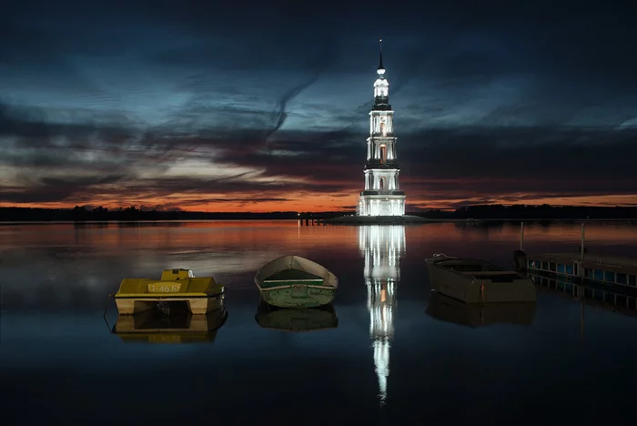 The shortest night - My, Travel across Russia, Landscape, Kalyazin, Noctilucent clouds, Nikon D750, Night, Volga river, Longpost