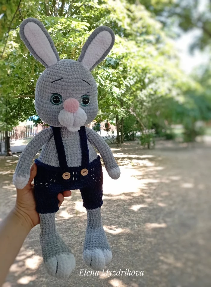 Zainka - My, Friday tag is mine, Crochet, Yandex-Taxi Driver Is Mine, Amigurumi, Soft toy, In my time, Hare, Rabbit