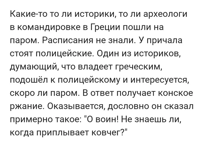 О, воин!... - Юмор, Комментарии на Пикабу, Язык, Трудности перевода, Повтор, Скриншот