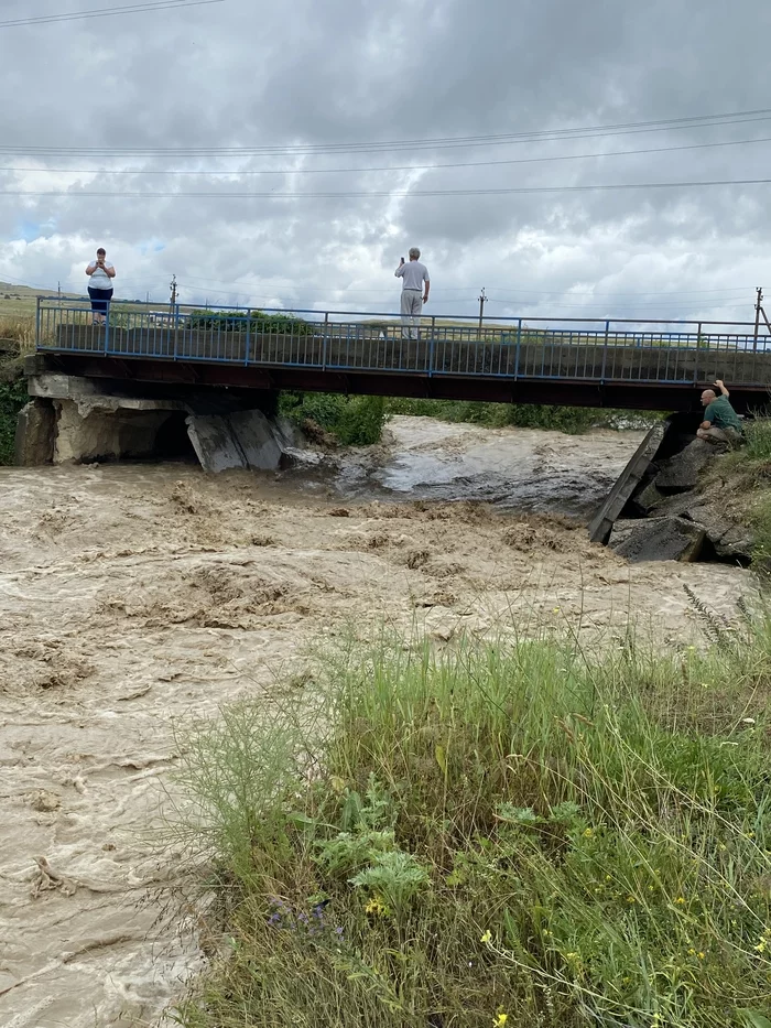 Rain in Crimea - My, Village, Потоп, Rain, Crimea, The photo, Longpost, Flood