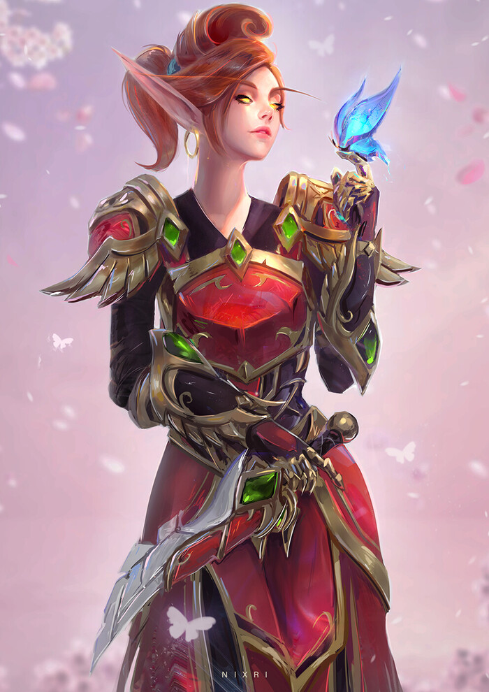 Nixri Art , ArtStation, , , World of Warcraft, League of Legends, Original Character, ,  , , , Nixri, 
