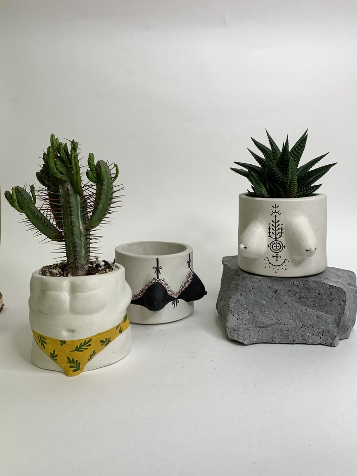 Гипс, цемент, немного воды и фантазии - идея для хобби