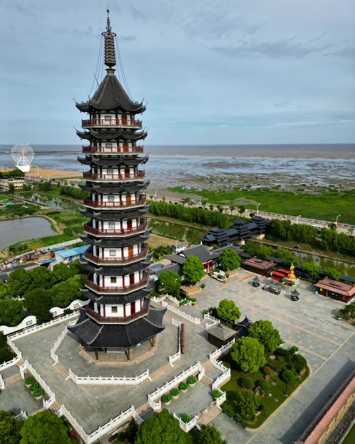 Guanyin Temple in east China Sea , , , DJI, , , , YouTube, 