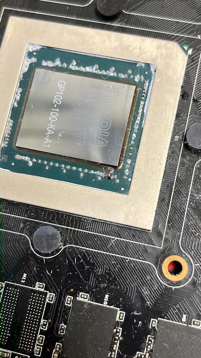 Сгорела P102 Zotac