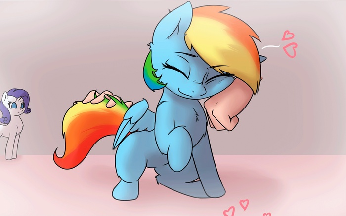  My Little Pony, Ponyart, Rarity, Rainbow Dash, Anon, 