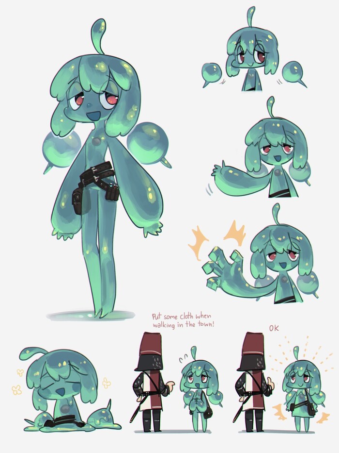  Porforever, , , Anime Art, , Slime, 