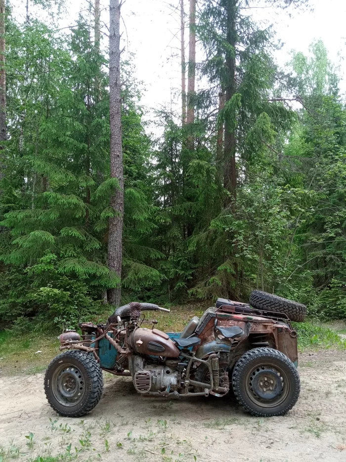 Уральчик покатушки - Моё, Мото, Покатушки, к-750, Безумный Макс, Транспорт, Приключения, Мотоциклисты, Тюнинг, Видео, YouTube