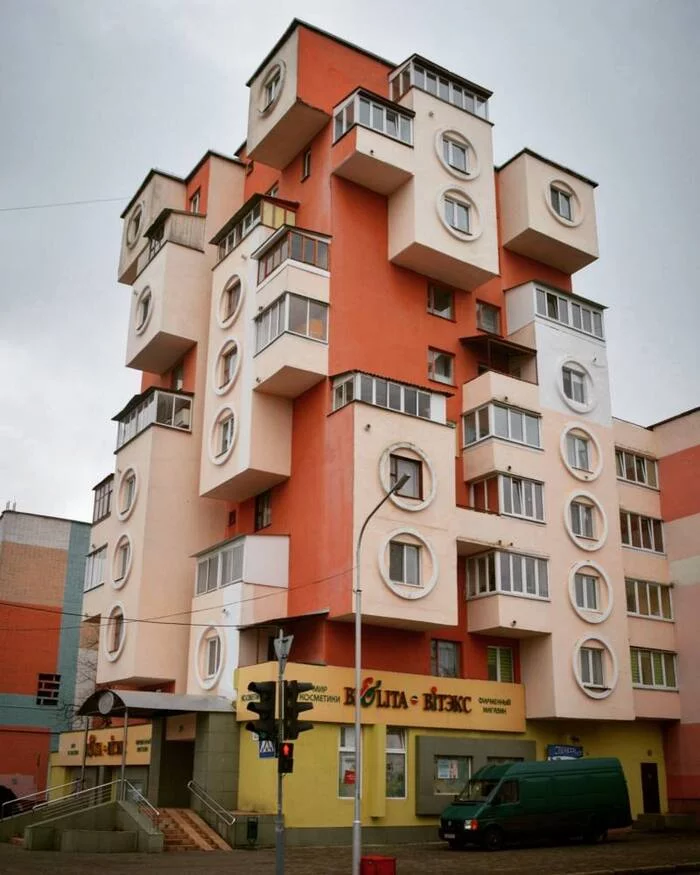 Interesting building - House, Malosemeika, Republic of Belarus, Design, Bobruisk, Japan, Architecture