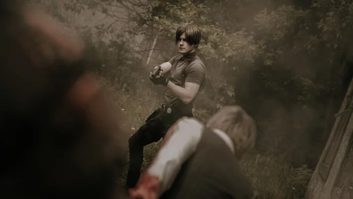 Леон Скотт Кеннеди / Resident Evil 4 - Косплей, Resident Evil, Resident Evil 4, Leon Kennedy, Компьютерные игры, Длиннопост