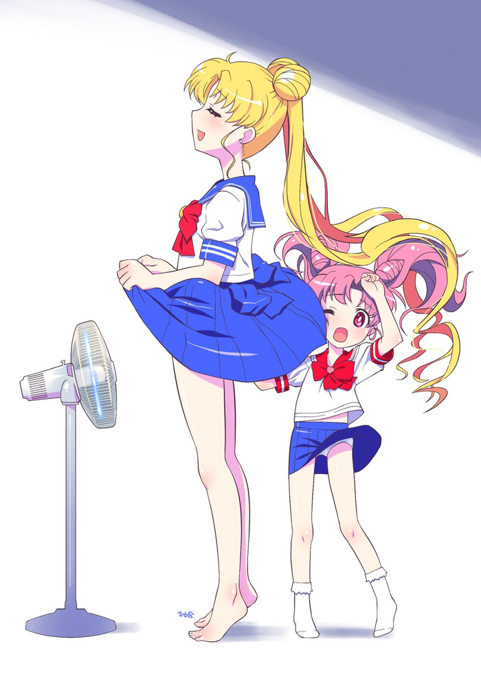 ... Sailor Moon, , Anime Art, Tsukino Usagi, Tsukino Chibiusa