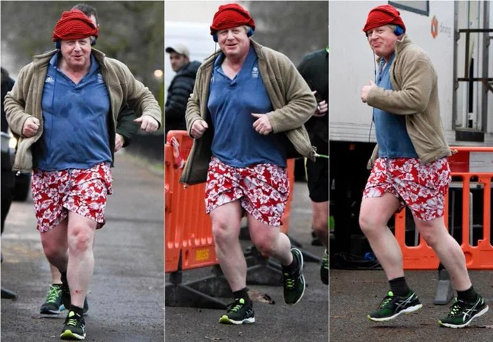 Boris Johnson on a run - Politicians, The photo, Funny, Boris Johnson