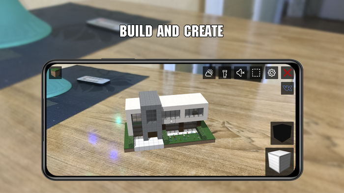 MCRAFT - AR EDITOR (AR   ANDROID) Unity,  ,  , Minecraft,   Android, Android, , , Google Play, 