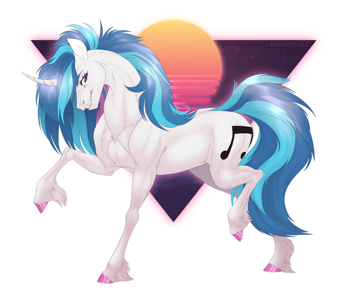 DJ Pon-3 My Little Pony, Ponyart, Vinyl Scratch