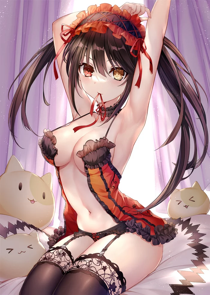 Kurumi Tokisaki - NSFW, Anime art, Anime, Date a live, Kurumi Tokisaki