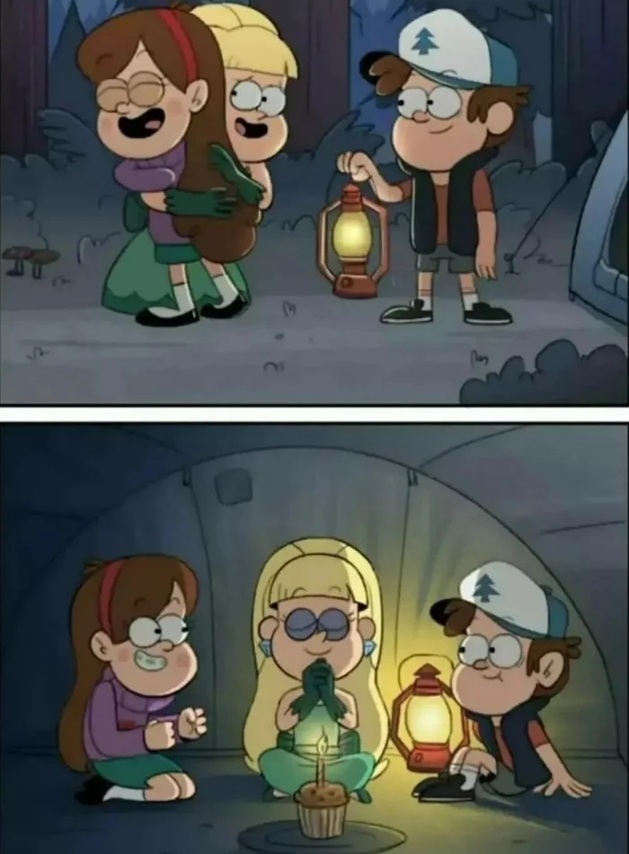 Birthday story - Gravity Falls, Dipper Pines, Mabel Pines, Pacifica Northwest, День рождения, Длиннопост