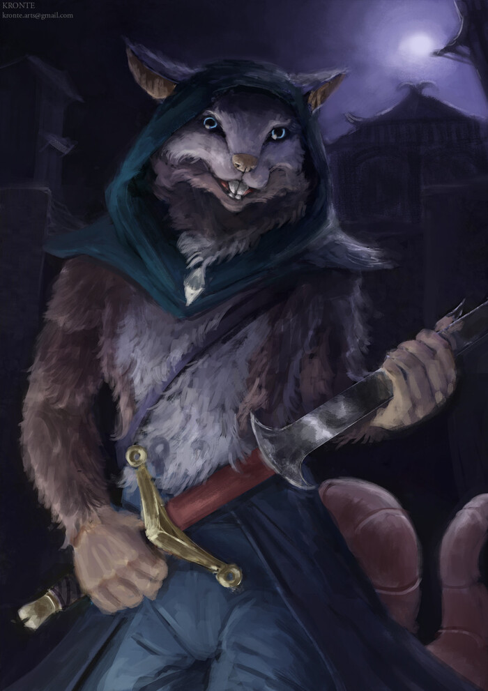 Ratfolk , Furry Art, , Furry mouse, Dungeons & Dragons, 