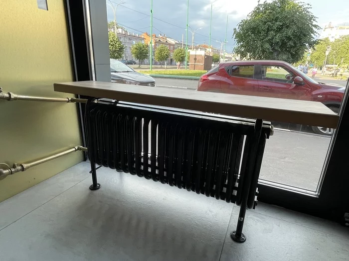 Bench Radiator - My, Heating, Radiator, Design, Repair