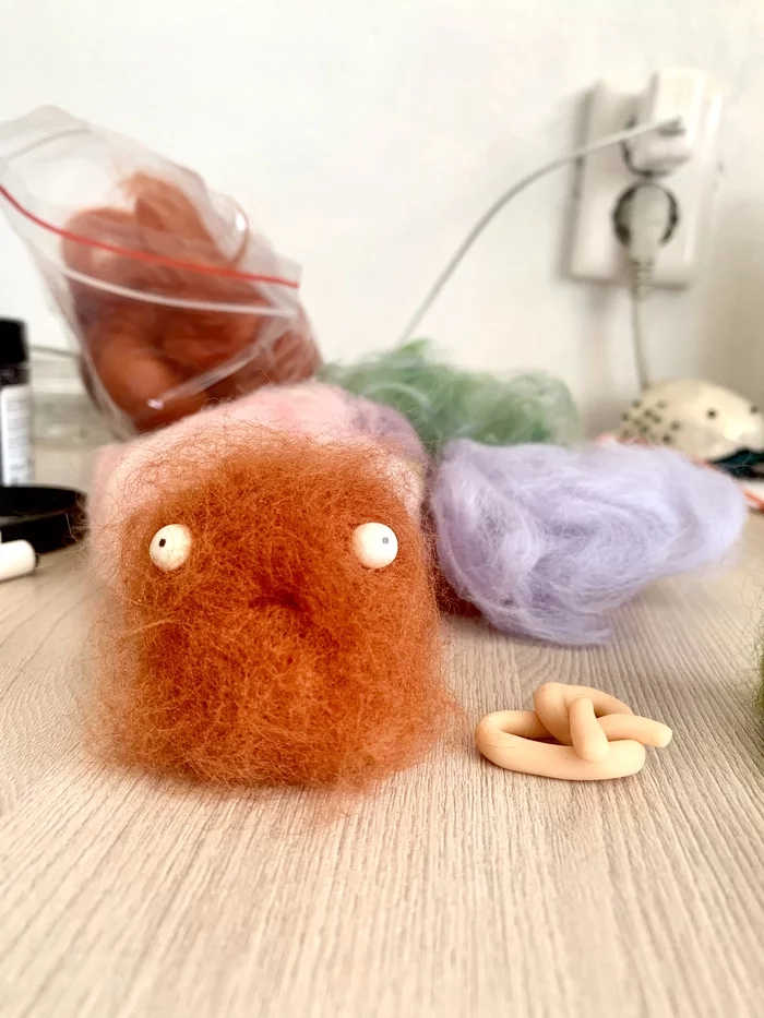 exotic - My, Needlework, Needlework without process, With your own hands, Wallow, Dry felting, Interior toy, Author's toy, Creation, Hobby, Longpost