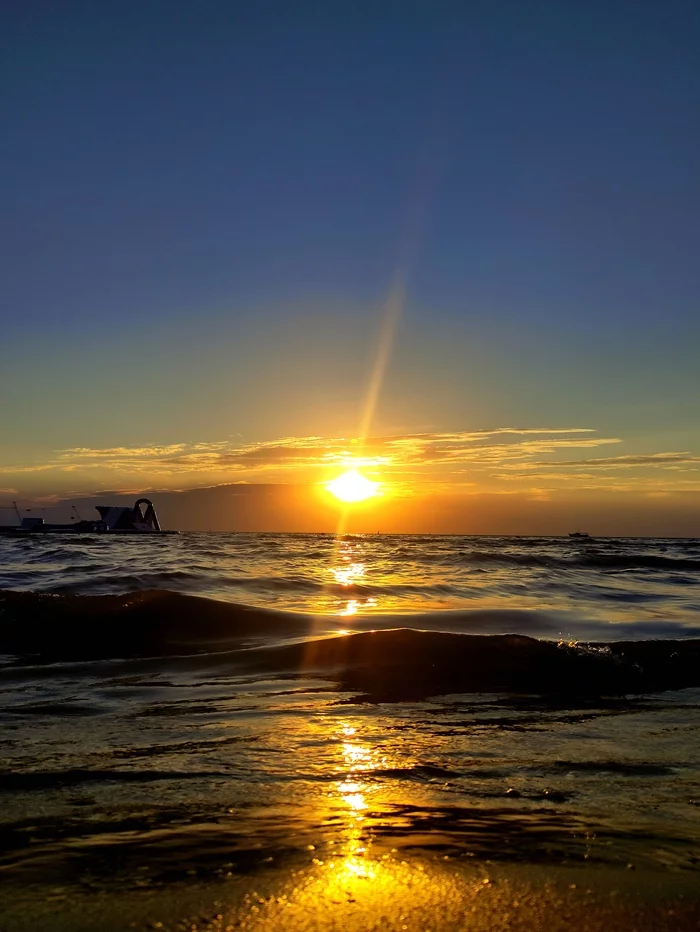 Black Sea sunset - My, The photo, Sunset, Black Sea