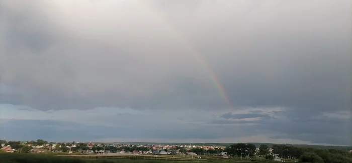 Rainbow over Almetyevsk - My, Rainbow, Almetyevsk, Mobile photography