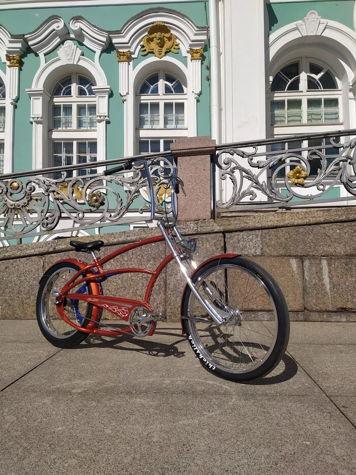 Nevsky Petrobalt Phoenix. - My, A bike, Customization, Cruiser, Chopper, Saint Petersburg, Cruise, Longpost